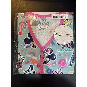 Little Sleepies Disney's Mickey's Clubhouse- Women's MEDIUM PJ TOP- PINK- NEW